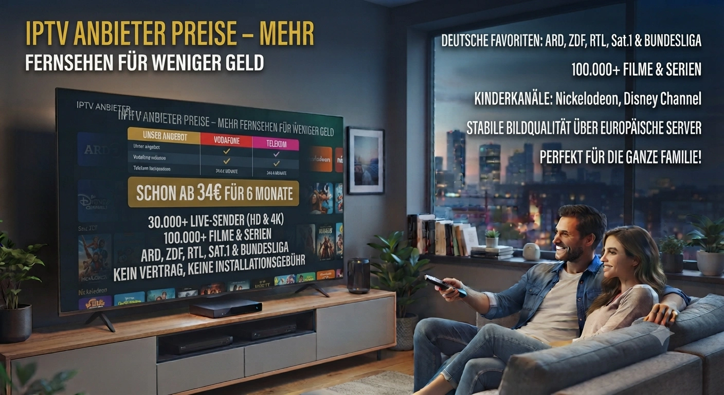 IPTV Anbieter Preise – Mehr Fernsehen für Weniger Geld