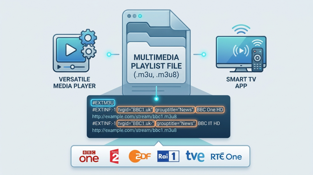 IPTV M3U Playlist erstellen